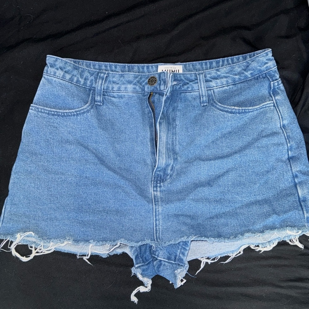 Show Me Your Mumu denim Statesboro Skort- sz. 30